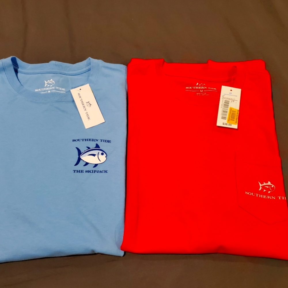 SOUTHERN TIDE MENS T-SHIRT MEDIUM SET 2